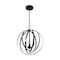 Nuvo Fixture, Pendant, 3-Lght, Incandescent, 60W, 120V, B10, Candelabra Bse, Height: 18.38 60/7067 - alternate 1